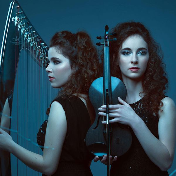 Les deux sœurs de Luneris, harpe électrique et violon