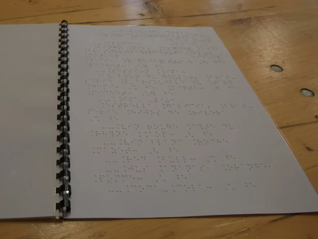 Loto Tekno - Menu Du Bar en Braille