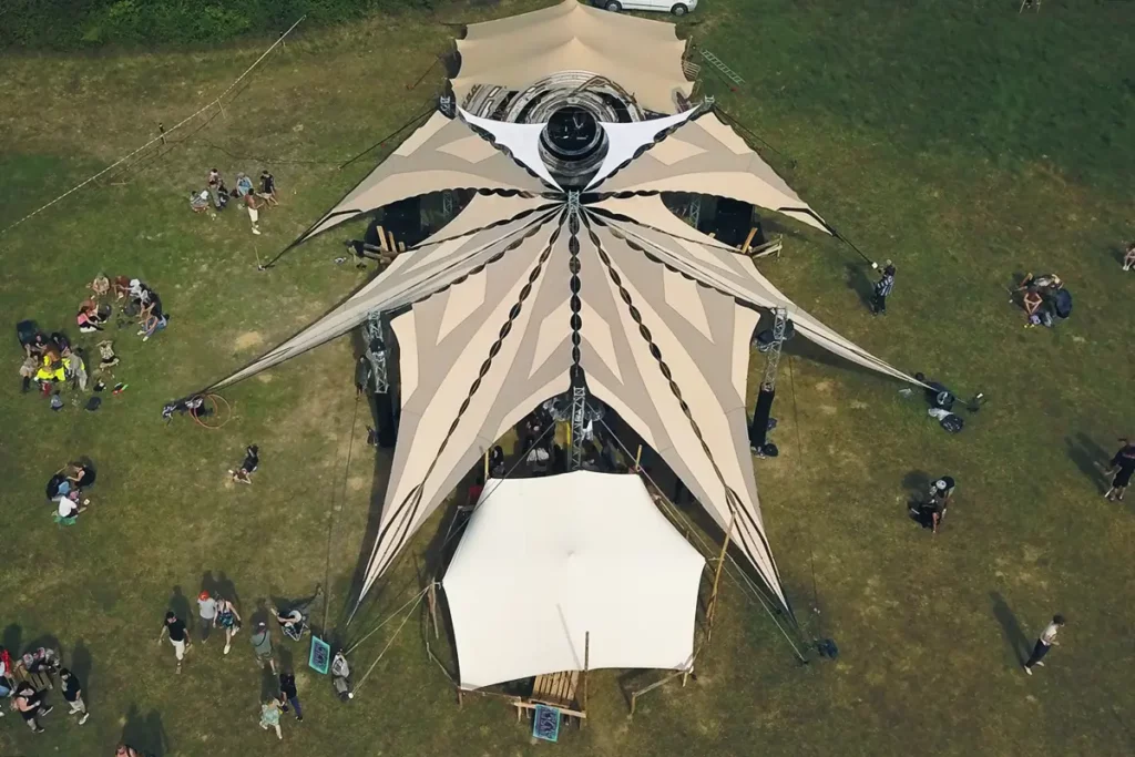 Out Of The Void #3 2025 - Singularity Stage, vue par drone 📷 Nablast