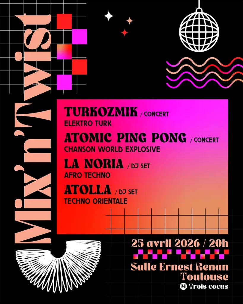 Affiche soirée Mix N Twist #1 2026